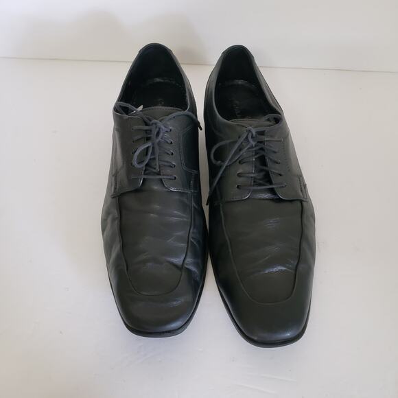 Cole Haan Men's Black Leather Lace Up Casual Dress Shoes Size 12 - Picture 4 of 10